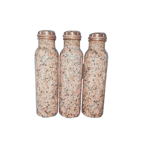 Customized Multicolor Metal Copper <b>Bottle</b> Modern Design with Lid Pure Metal Regular Size for Drinkware - Product Image 3