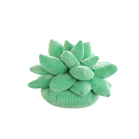 Simulation d'oreiller en peluche succulente verte personnalisée en peluche plante succulente en peluche plantes succulentes en peluche jouet