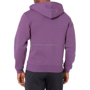Sudadera cálida con cremallera y capucha para hombre, sudaderas con capucha de lana con cremallera completa, ropa de calle informal de alta calidad, ropa de invierno cómoda, servicio OEM - Product Image 2
