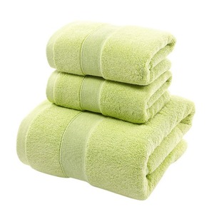 Toallas de baño de algodón respetuosas con el medio ambiente desechables usadas unisex, toallas deportivas de entrenamiento con impresión de logotipo personalizado OEM - Product Image 1