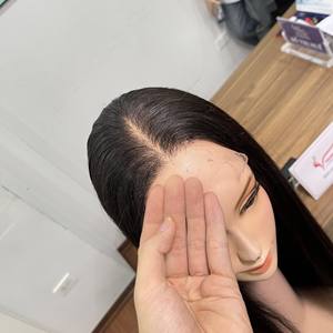 วิกผมมนุษย์ทอ2024สีดำทรงตรงเวียดนามไม่มีเส้นผมยุ่งๆขายส่งราคาพร้อมส่ง - Product Image 6
