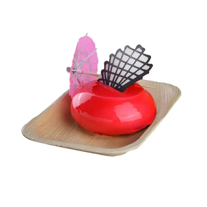 Bandejas de cena rectangulares desechables biodegradables de alta calidad Material de papel de hoja de palma para bodas fiestas disponibles al por mayor - Product Image 4