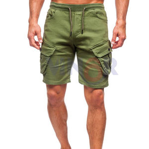 Pantalones cortos de carga cómodos informales de secado rápido para hombre, pantalones cortos de carga transpirables de mejor diseño con 6 bolsillos, venta al por mayor - Product Image 3