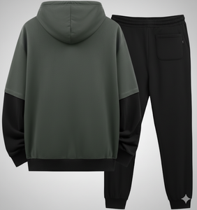 Chándal Deportivo Personalizado Unisex con Capucha |   Conjunto de Felpa 100% Algodón |   Conjunto de Invierno OEM con Características Antibacterianas y Transpirables - Product Image 1