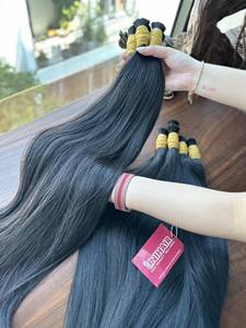 Extensions de cheveux en vrac couleur naturelle pour le blanchiment 100% pur brut non transformé vierge brut cheveux humains vietnamiens - Product Image 5
