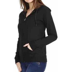 Sudadera con capucha de gran tamaño Vintage para mujer, cuello con cremallera, bolsillos de canguro, ropa de calle tejida estampada de peso ligero, chándal para Otoño Invierno XS - Product Image 2
