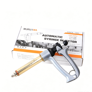 <span class=keywords><strong>Seringue</strong></span> semi-automatique vétérinaire <span class=keywords><strong>de</strong></span> 25 ml et 50 ml, injecteur continu réglable pour l'injection <span class=keywords><strong>de</strong></span> vaccins aux bovins et au bétail - Product Image 4