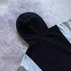 Vente en gros usine – Nouveaux sweats à capuche déchirés pour hommes, en molleton d'hiver, mélange de coton, personnalisables, de haute qualité, style athlétique et basiques - Product Image 3