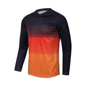 High Performance Racing Jersey Custom Long Sleeve Motocross <b>Shirt</b> Men Team Logo Factory Supply Bulk Wholesale - Product Image 4