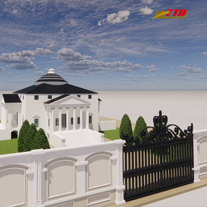 Portes d'entrée en fer personnalisées pour les complexes résidentiels Élégantes, durables et uniquement vôtres Fabriquées au Vietnam depuis le Vietnam - Product Image 4