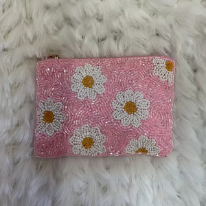 กระเป๋าโท้ทลูกปัดแก้วสไตล์โบฮีเมียนทำมือ พร้อมปักโลโก้ตามสั่ง กระเป๋าใส่เหรียญแฟชั่นสำหรับผู้หญิง โปรโมชั่น MS - Product Image 1