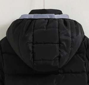 Vestes à bulles pour hommes du fabricant coupe et couture personnalisées avec marque privée veste à capuche en toile - Product Image 6