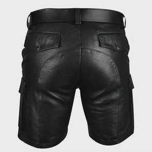 Customized Cotton Men's Casual Shorts Breathable Quick Dry Drawstring Closure Vintage Decoration <b>Mid</b> Waist Customizable Fabric - Product Image 2