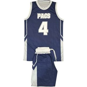 Uniformes de baloncesto rojos personalizados para hombres y mujeres, conjuntos de entrenamiento deportivo sublimados con diseño impreso - Product Image 2