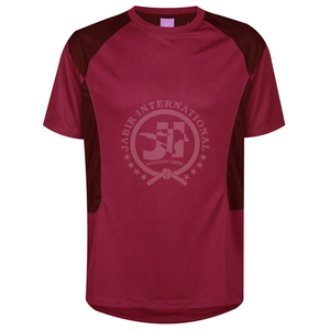 Camiseta informal de manga corta para mujer, Camiseta de algodón de dos tonos transpirable con estampado 3D de logotipo personalizado, camiseta de media manga para mujer - Product Image 5