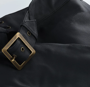 กางเกงขี่ม้าสำหรับผู้ชายทรงหลวมแบบสวมทำจากหนังแท้คุณภาพระดับพรีเมี่ยม - Product Image 3