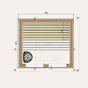 <span class=keywords><strong>Sauna</strong></span> extérieur pour 2 personnes, taille familiale, <span class=keywords><strong>sauna</strong></span> de jardin, thérapie par le bois, retraite bien-être - Product Image 6