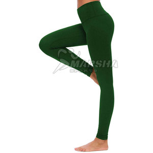 Leggings de yoga à taille élastique avec logo personnalisé, dernier design, vente en gros, légers et écologiques - Product Image 5