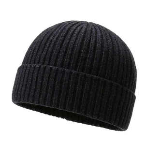 2025 New Style Image Style Common Cuffed Spandex/Cotton Knit Beanie Hat Soft Warm <b>Winter</b> <b>Cap</b> Manufacturer - Product Image 4