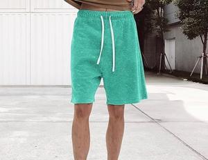 Acid Wash <b>Baggy</b> Casual Drawstring <b>Shorts</b> Sportswear Breathable Gym Custom Athletic <b>Men</b> Acid Stone Wash Sun Faded <b>Shorts</b> - Product Image 5