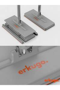Erkugo Automatic Clamping <b>Floor</b> <b>Mop</b> With Stainless Steel Pole - Product Image 5
