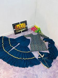 Kurta Pant Dupatta ชุดเดรสปักสวยงาม,ชุดเดรสลำลองสีสวย - Product Image 6