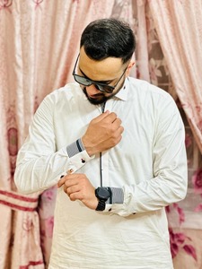 Ensemble Salwar Kameez décontracté pour hommes, nouveau design de vêtements islamiques indiens pakistanais à la mode avec poches latérales - Product Image 4