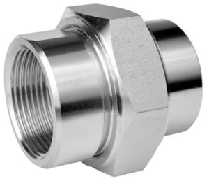 Un pouce ANSI B16.9 Din Normes PN10 Raccord de tuyau Union en acier pour usines de traitement chimique PVC Acier inoxydable PP Matériaux - Product Image 2