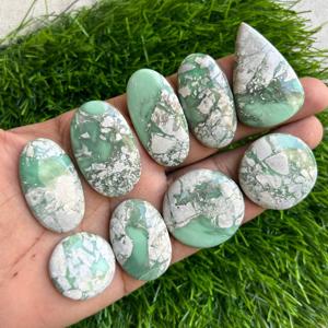 Cabujón de piedras preciosas sueltas de variscita natural, precio al por mayor, piedra para hacer joyas, cómprelo ahora y haga sus joyas - Product Image 3