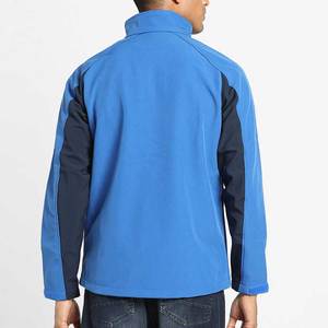 แจ็กเก็ตซอฟต์เชลล์มีซิปด้านหน้าสำหรับผลิตจากโรงงาน - Product Image 3