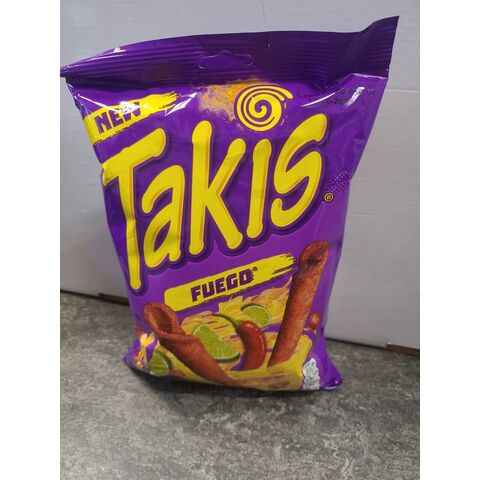 Pure Takis Fuego Chips Tortilla Flavor Chili Pepper Lemon Extreme