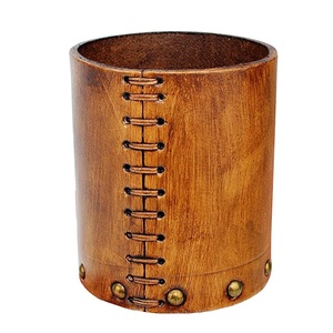 Pineapple Shape Sustainable Pen Pencil Holder <b>Stand</b> Office <b>Desk</b> <b>Table</b> <b>Top</b> Decor Pen Storage Holder - Product Image 3