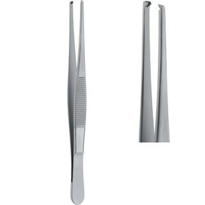 Nouvelles pinces à tissus Gillies 1x2 dents, pince de dissection manuelle, acier inoxydable, BCI 4546, certifié CE, ensemble d'instruments chirurgicaux - Product Image 4