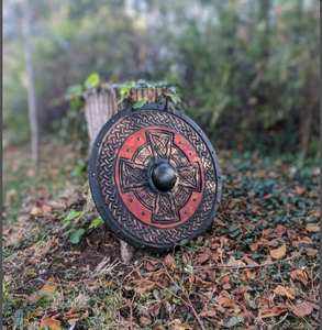 Décoration de maison faite à la main, cadeau de fête des pères pour lui Bouclier Articles cadeaux pour amoureux de la guerre - Product Image 2