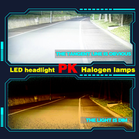 Ampoules LED pour phares et feux de brouillard de voiture 110W H1 H4 H7 H11 HB3 HB4 9005 9006 10000LM 6000K IP68 CSP3570