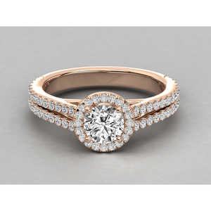 Bague pour femme en or 14 carats avec diamant solitaire cultivé en laboratoire - Product Image 6