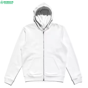 Hoodie personnalisé à fermeture éclair, style streetwear, hiver, séchage rapide, respirant, 450 GSM, sweats à capuche et sweat-shirts - Product Image 3