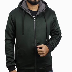 Sweats à capuche personnalisés streetwear unisexe pour hommes pullover vêtements pour hommes vente en gros de sweats à capuche lourds unis avec logo de broderie personnalisée pour moi - Product Image 3