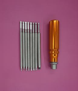 Orthopedic Bone Screwdriver <b>Set</b> 8 Pieces Surgical Instrument Kit with Manual Quick Coupling Handle MOL Certified Easy to Use - Product Image 1