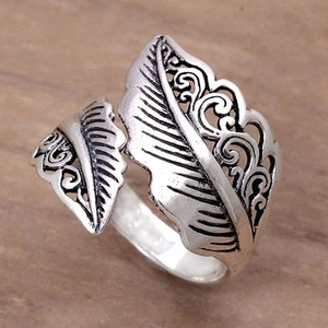 Anneau de serviette de créateur Unique en argent, aspect plume d'aigle, pour décoration de Table de mariage, anneau de serviette à motif rond - Product Image 6