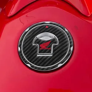 Adesivo Rosso per Tappo Serbatoio Moto Honda, Decorazione Impermeabile per Protezione - Product Image 4