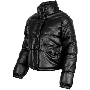 Chaqueta Corta Acolchada de Invierno para Mujer, Chaqueta de Moda Acolchada Cálida, Ropa de Abrigo Elegante para Clima Frío, Ropa Casual de Calle - Product Image 2