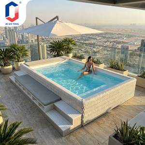 Piscina Prefabricada de Fibra de Vidrio para Contenedores de Envío Comerciales, Piscina Exterior para Hoteles y Resorts - Product Image 1