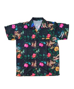 Chemise hawaïenne à imprimé numérique pour hommes, haut à manches courtes, imprimé Floral, haute qualité, bon marché, pour les acheteurs en vrac - Product Image 1
