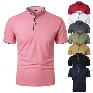 Chemises polo décontractées à manches courtes de style streetwear, prix de gros à faible MOQ, chemises polo pour hommes de haute qualité - Product Image 6