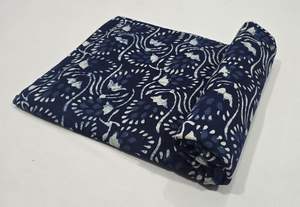 Jaipur ผ้าฝ้ายบล็อกพิมพ์ด้วยมือแบบ100% ทำด้วยมือผ้าฝ้ายแบบดั้งเดิมเป็นมิตรต่อสิ่งแวดล้อมระบายอากาศได้ - Product Image 5