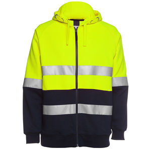 เสื้อฮู้ดแขนยาวแบบสวมหัวสีเขียว Hi-Viz เสื้อฮู้ดสะท้อนแสง - Product Image 2
