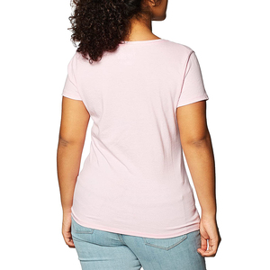 Camisetas de Mujer de Color Sólido, Precio Más Bajo, Último Diseño, Camisetas de Mujer con Logotipo Personalizado, Camisetas de Mujer en Oferta - Product Image 3