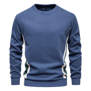 Sweat-shirt de sport pour homme, coupe classique, manches longues, col rond, imprimé numérique, 100% coton, molleton uni, pour l'hiver - Product Image 6