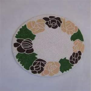 Camino de mesa redondo con cuentas Seda Blanca Floral Decoración de la boda Flor artificial Evento popular Decorado - Product Image 4